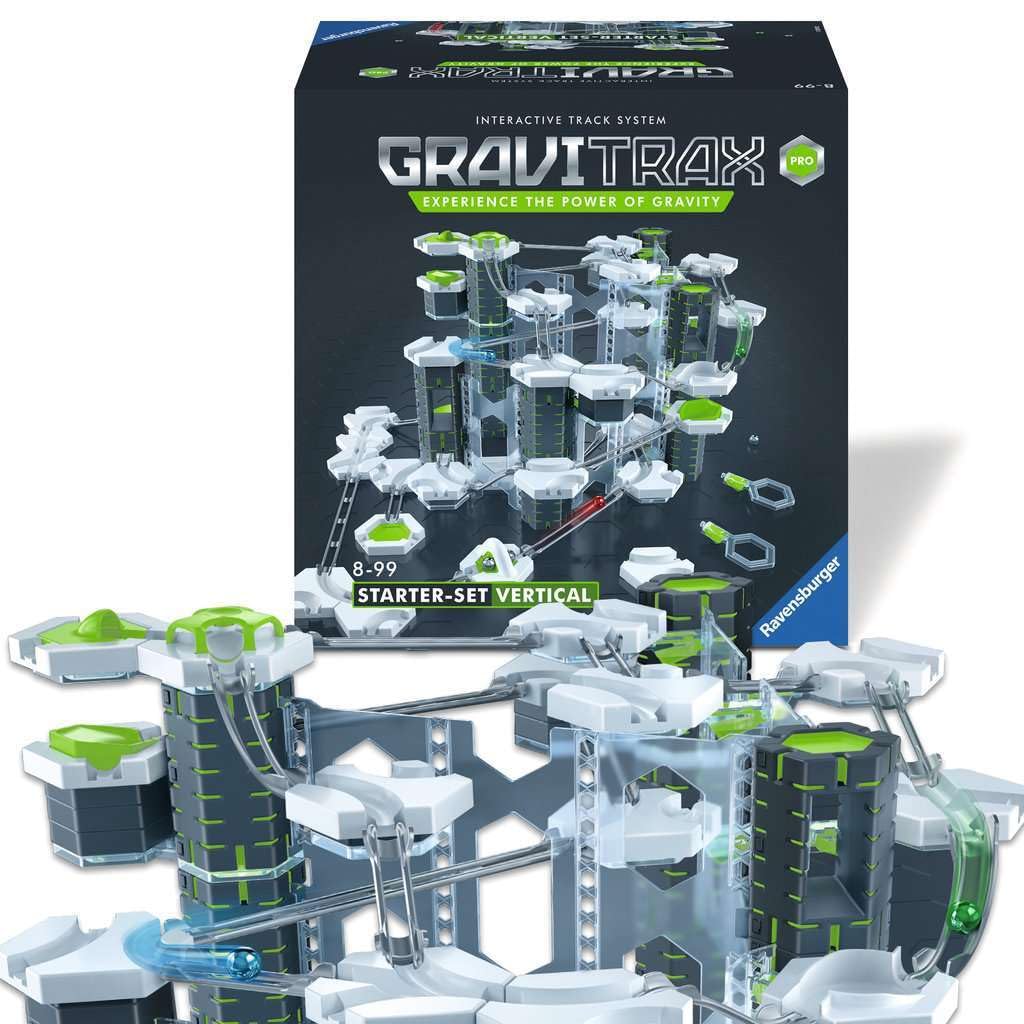 Ravensburger GraviTrax PRO Vertical Starter Set – Gravity & Magnetic Marble Run STEM Toy (Ages 8+)
