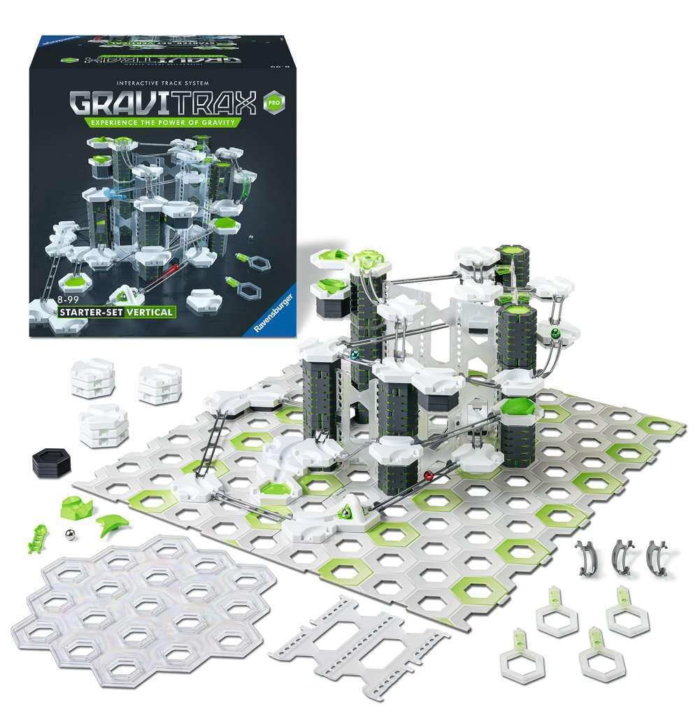 Ravensburger GraviTrax PRO Vertical Starter Set – Gravity & Magnetic Marble Run STEM Toy (Ages 8+)