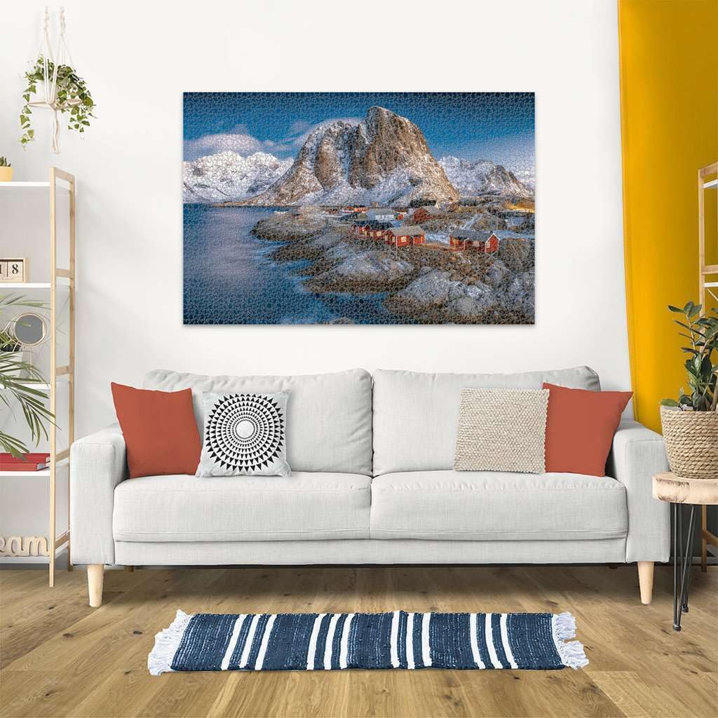 Ravensburger Hamnoy, Lofoten 3000-Piece Puzzle for Adults – Premium Interlocking Fit & Durable Blueboard
