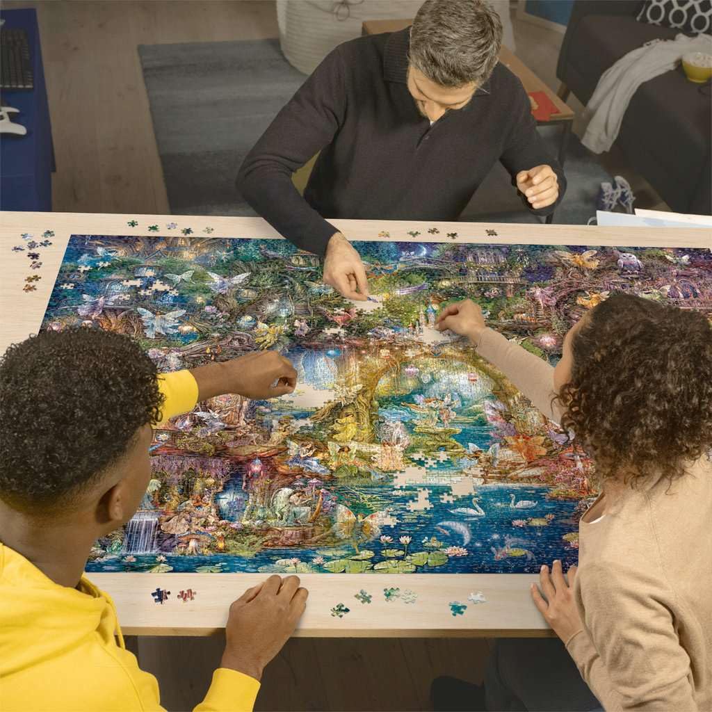 Ravensburger The Hidden World of Fairies 4000-Piece Puzzle – Premium Frameable Fantasy for Adults