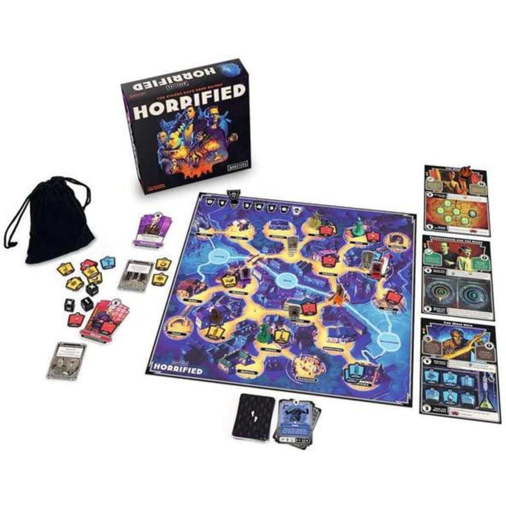 Ravensburger Horrified: Universal Monsters Co-op Board Game | 1-5 Players | Ages 10+