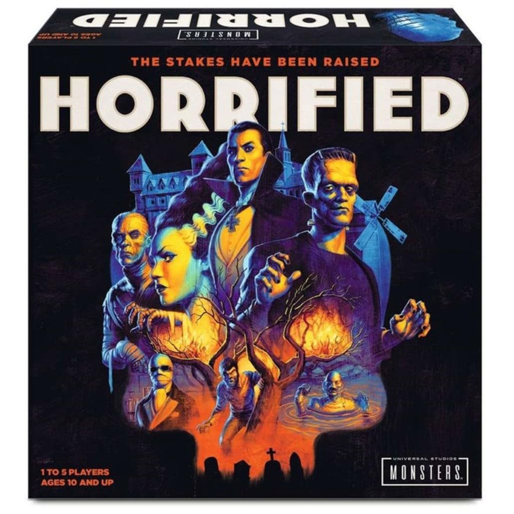 Ravensburger Horrified: Universal Monsters Co-op Board Game | 1-5 Players | Ages 10+