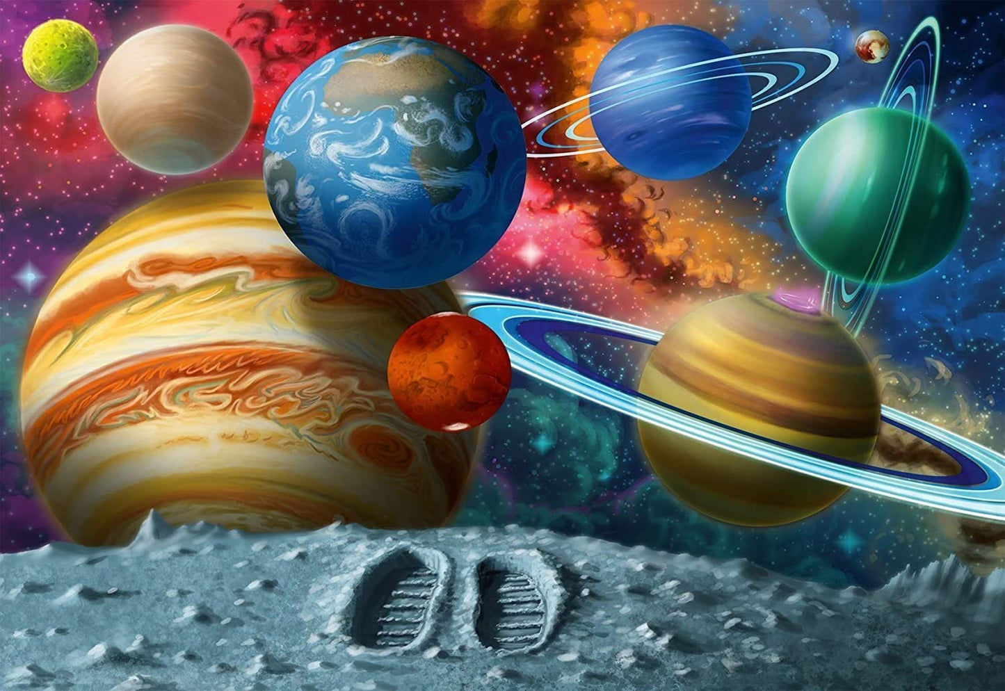 Ravensburger Stepping Into Space – 24-Piece Floor Puzzle for Kids | FSC Certified