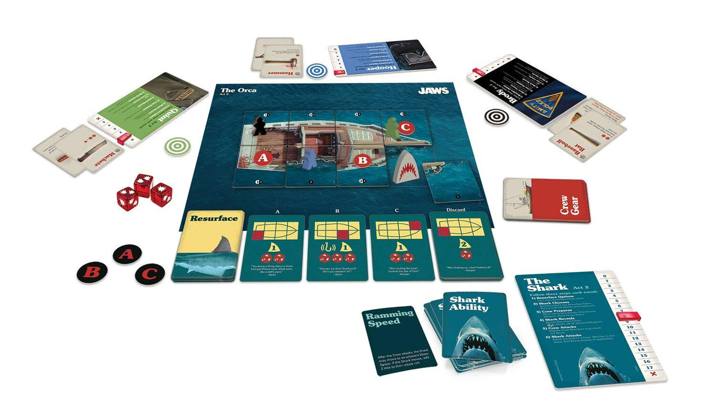 Ravensburger Jaws Board Game – Thrilling Strategy for 2-4 Players | Ages 12+