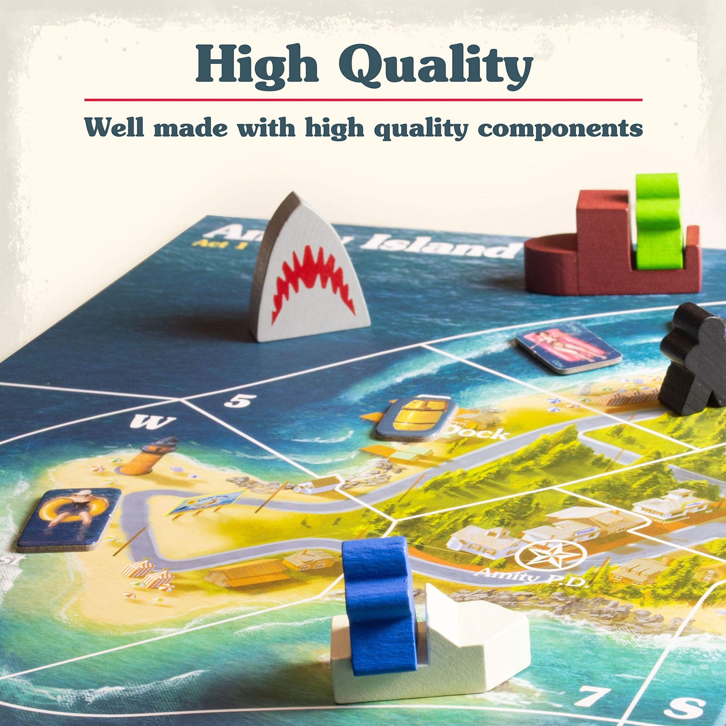 Ravensburger Jaws Board Game – Thrilling Strategy for 2-4 Players | Ages 12+