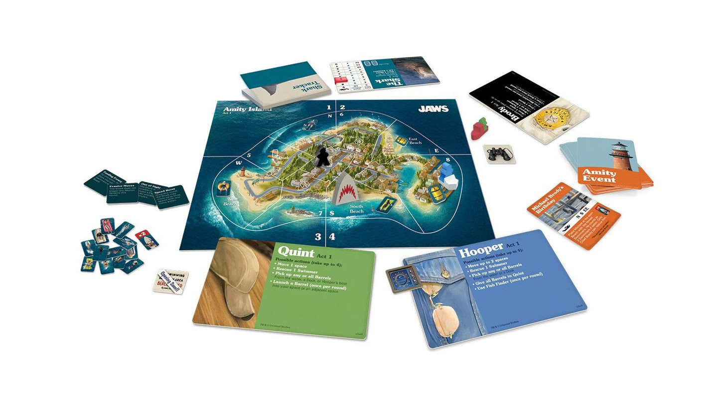 Ravensburger Jaws Board Game – Thrilling Strategy for 2-4 Players | Ages 12+