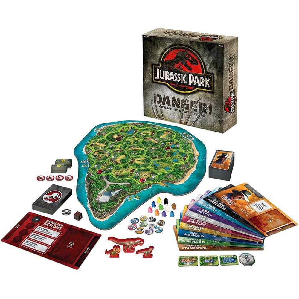 Ravensburger Jurassic Park Danger – Immersive Family Strategy Board Game for 2–5 Players