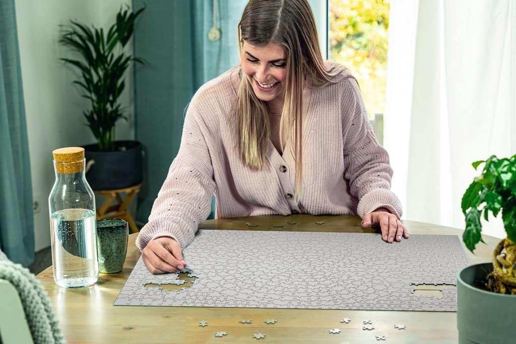 Ravensburger Krypt Silver 654-Piece Puzzle for Adults – Unique Pieces & Softclick Interlocking