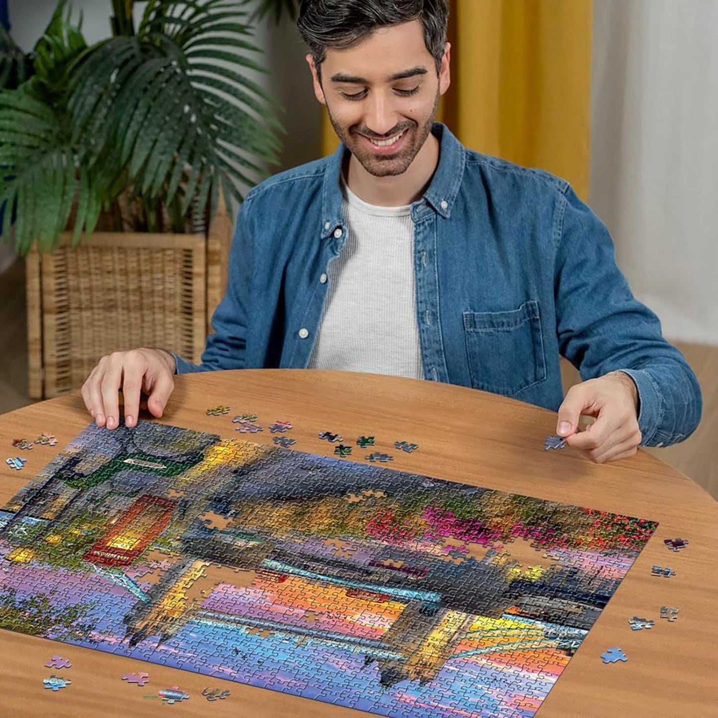 Ravensburger London Tower Bridge 1000-Piece Puzzle – 70 x 50 cm | Adult Hobby