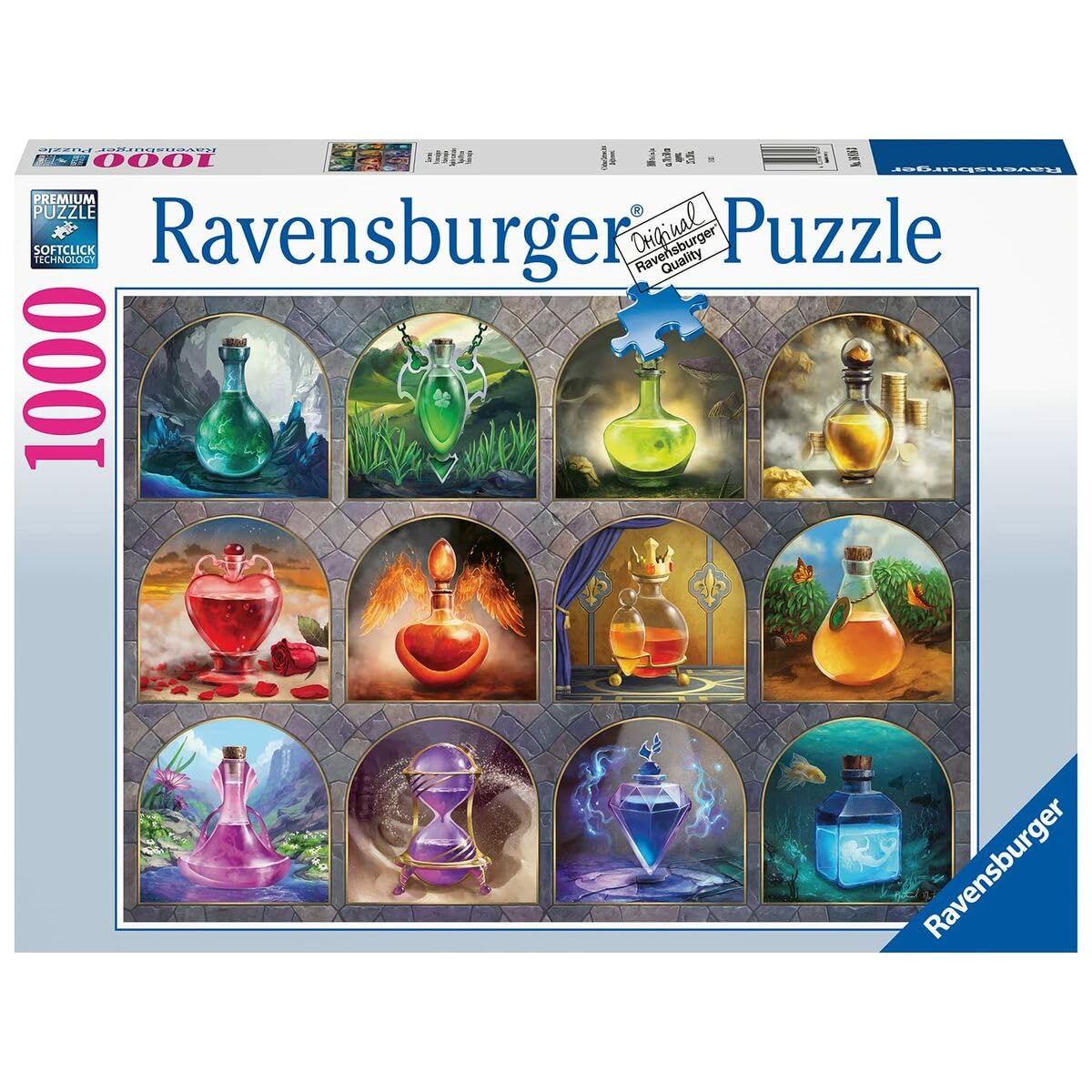 Ravensburger Magical Potions 1000-Piece Jigsaw Puzzle for Adults | Softclick Interlocking