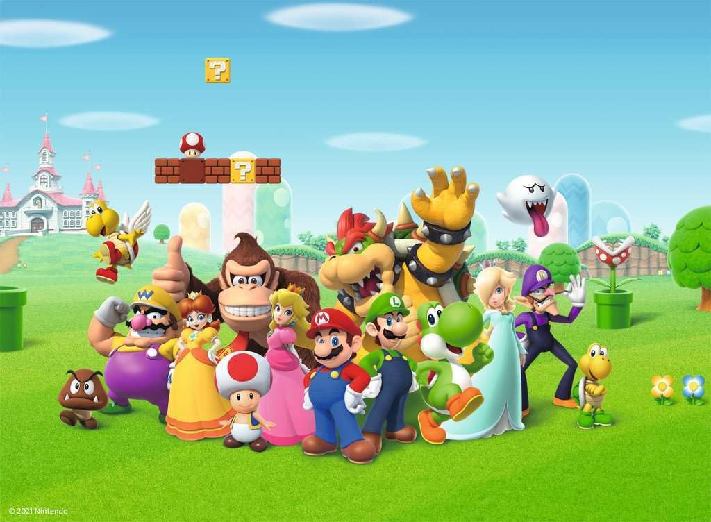 Ravensburger Super Mario 200-Piece XXL Jigsaw Puzzle for Kids 8+