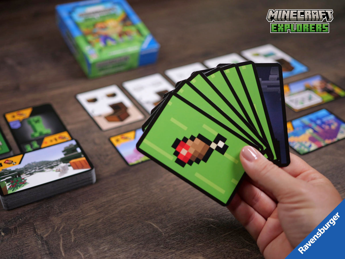 Ravensburger Minecraft Explorers: Cooperative Card Game for 2-4 Players (Ages 8+)