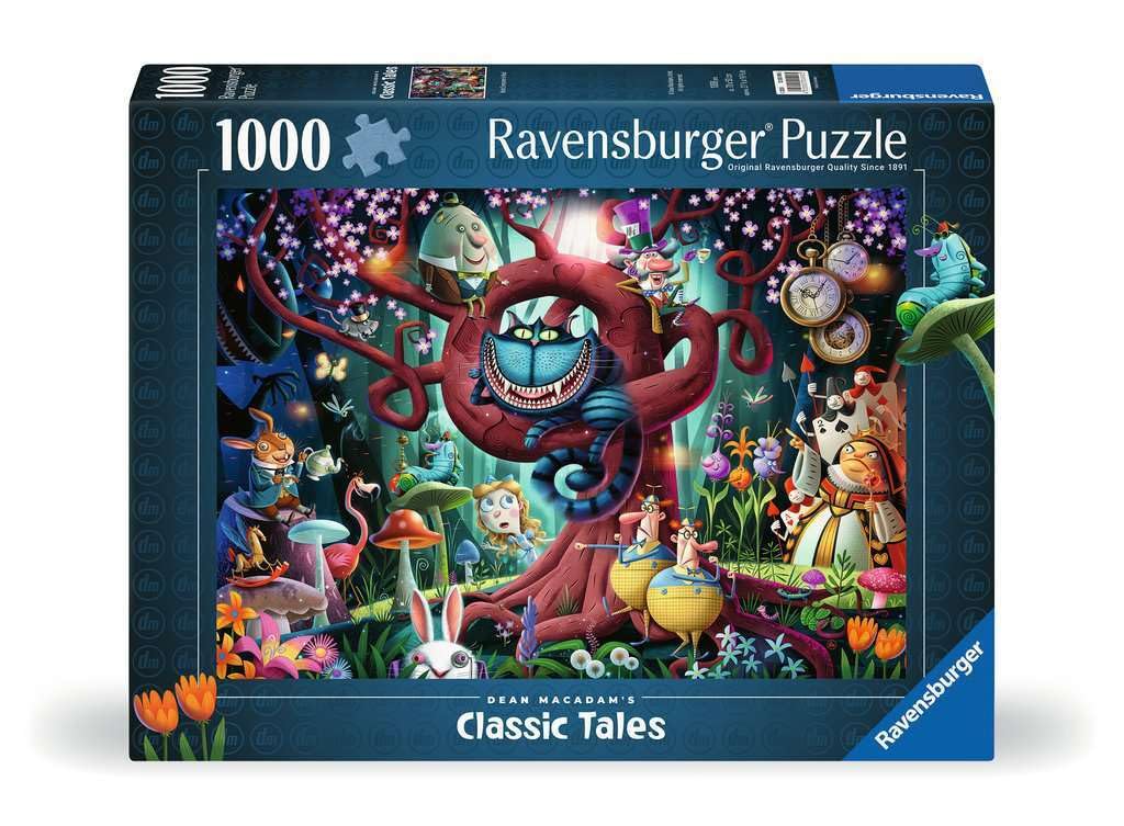 Ravensburger Most Everyone is Mad – 1000-Piece Jigsaw Puzzle | Alice in Wonderland