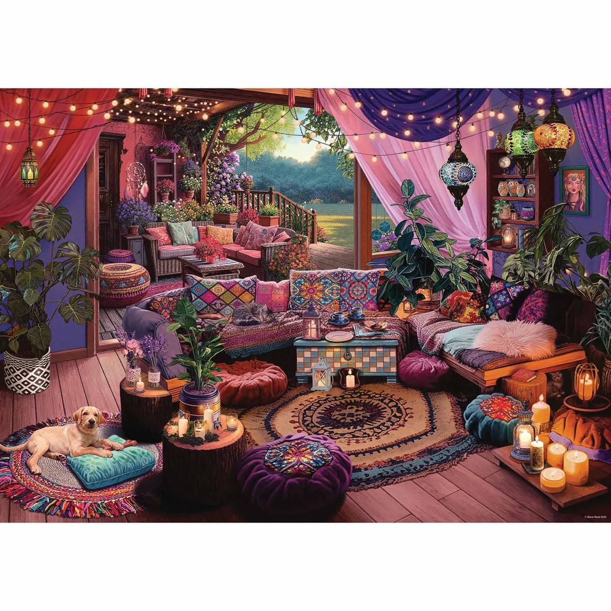 Ravensburger My Haven No.12 Boho Retreat - 1000 Piece Puzzle