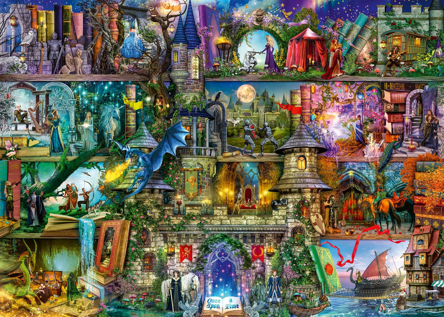 Ravensburger Myths & Legends 1000-Piece Puzzle — Vivid Colors, Softclick Fit
