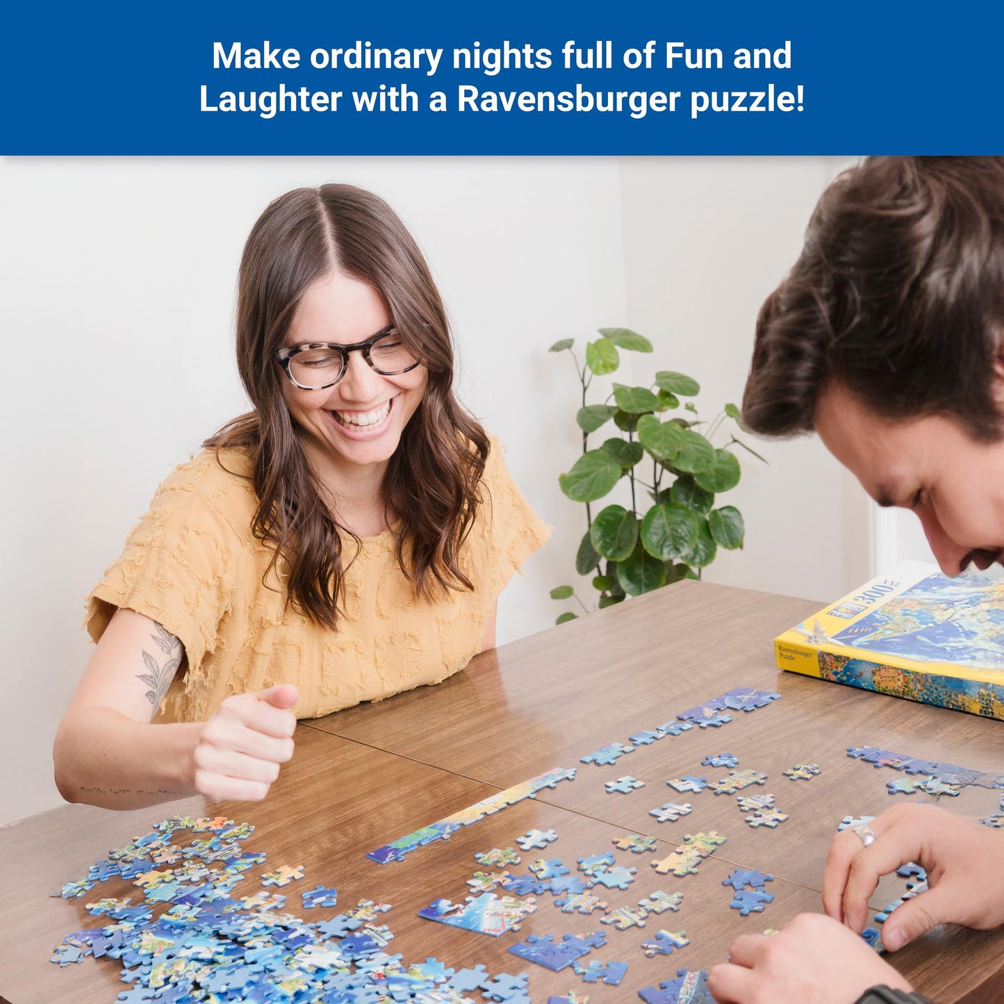 Ravensburger On The Fifth Day 2000-Piece Jigsaw Puzzle – Stunning Genesis-Inspired Artwork, Premium Quality, Frameable