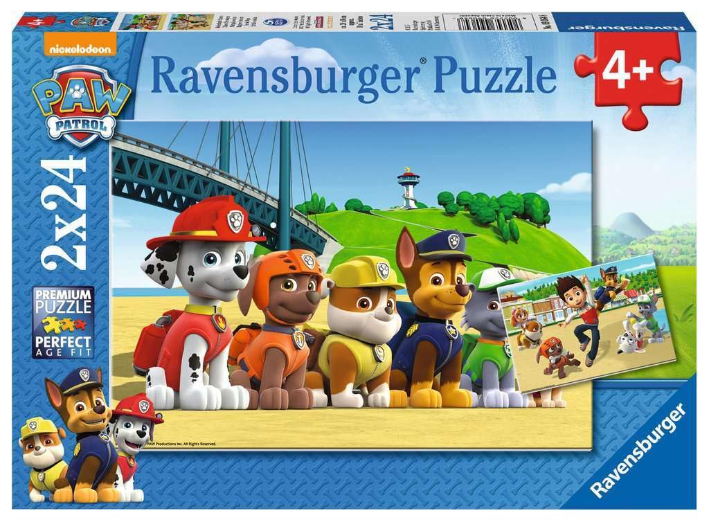Ravensburger Paw Patrol Jigsaw Puzzle (2 x 24 Pieces) – 3+ Years | Family Fun