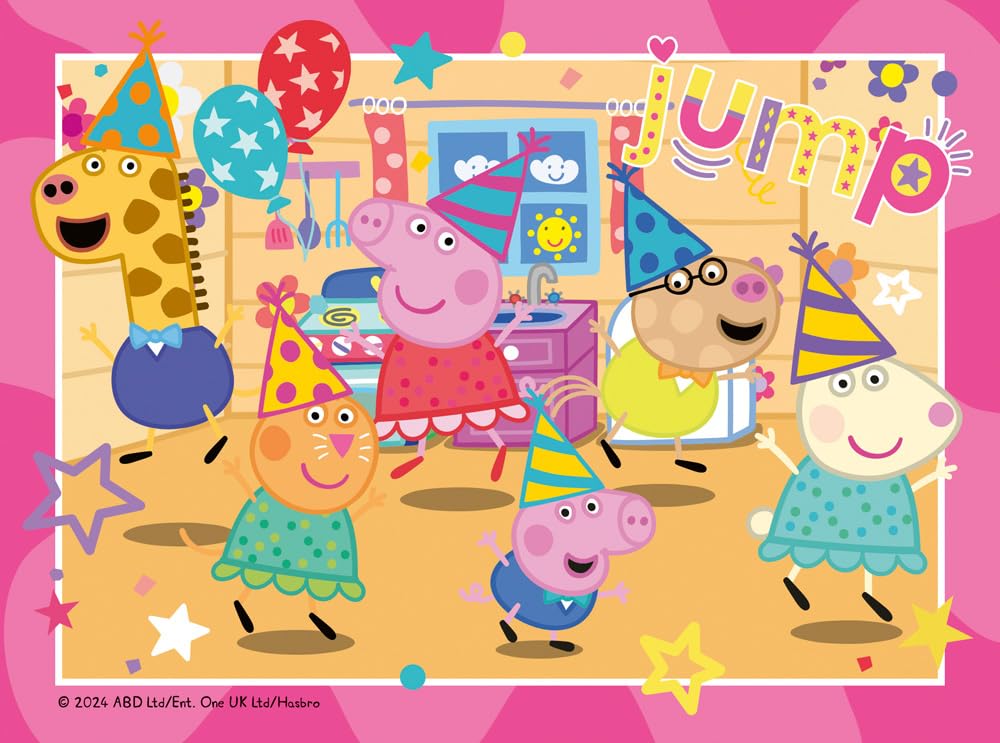 Ravensburger Peppa Pig Puzzles Pack of 4 – 72-Piece Puzzles for Ages 3+ | 19x14 cm