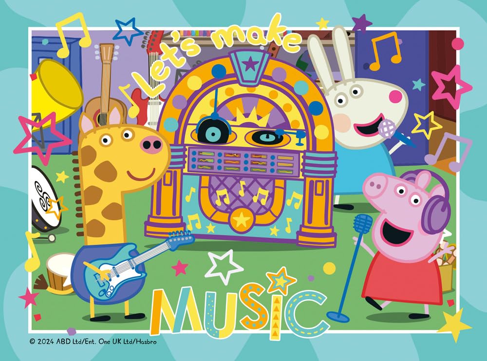 Ravensburger Peppa Pig Puzzles Pack of 4 – 72-Piece Puzzles for Ages 3+ | 19x14 cm