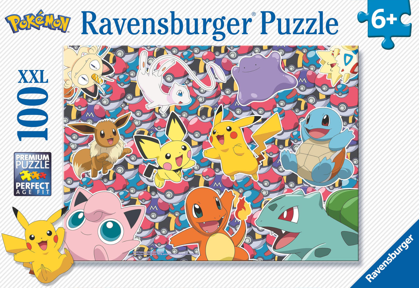 Ravensburger Pokemon XXL 100-Piece Jigsaw Puzzle for Kids 6+ – Pikachu Edition