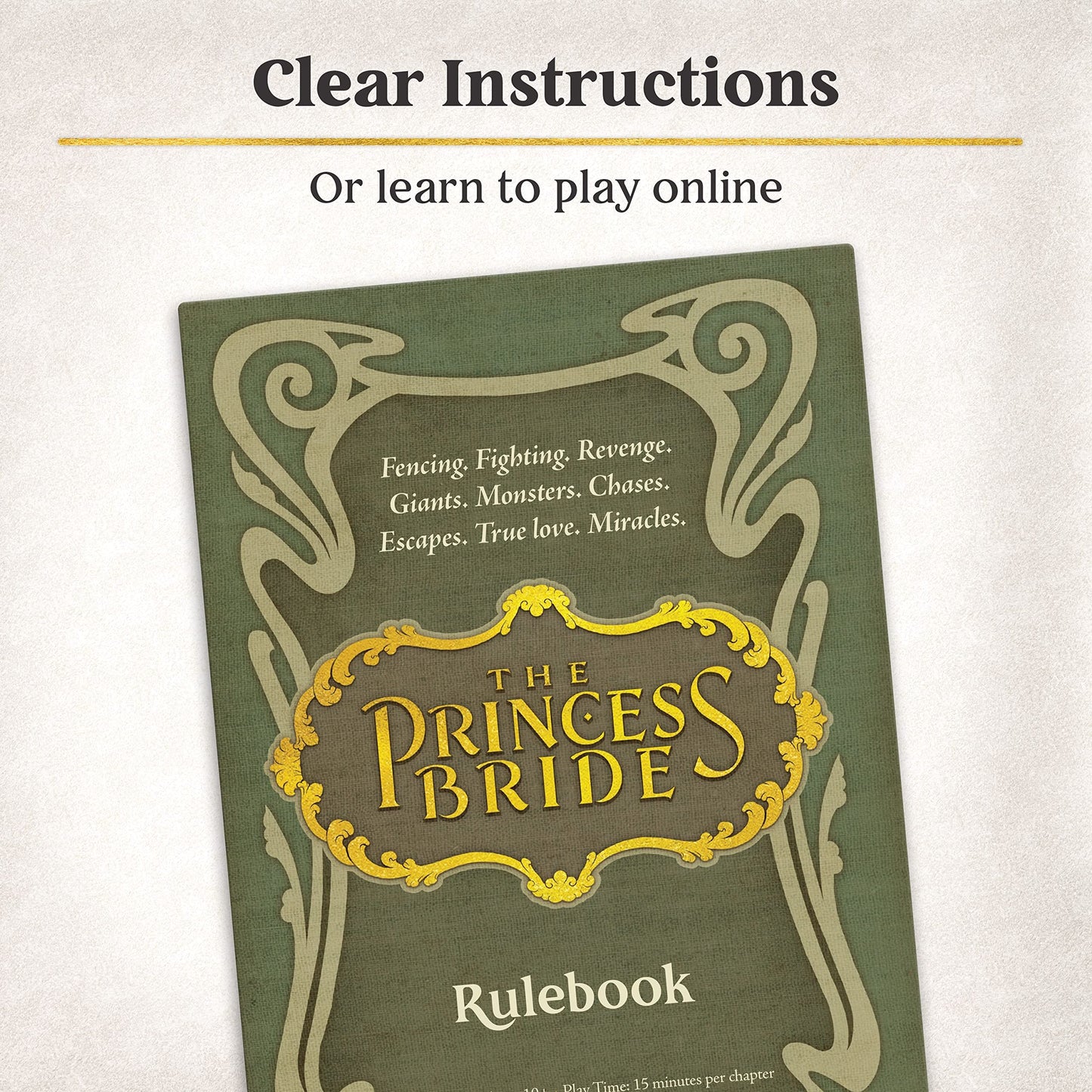 Ravensburger Princess Bride Adventure Book Game | Interactive Chapter-Book Board Game for Fans