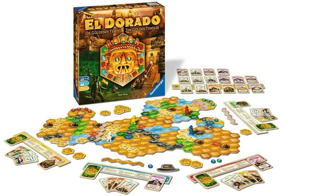 Ravensburger The Quest for El Dorado: The Golden Temples Expansion — Family Adventure Game (Ages 10+)