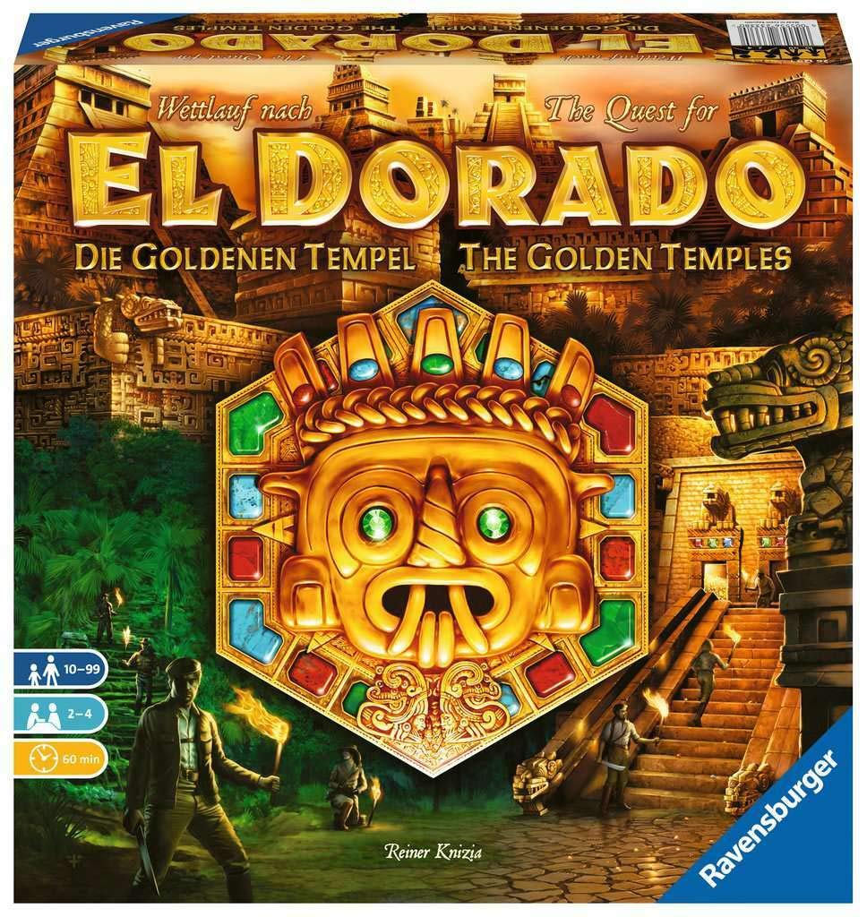 Ravensburger The Quest for El Dorado: The Golden Temples Expansion — Family Adventure Game (Ages 10+)