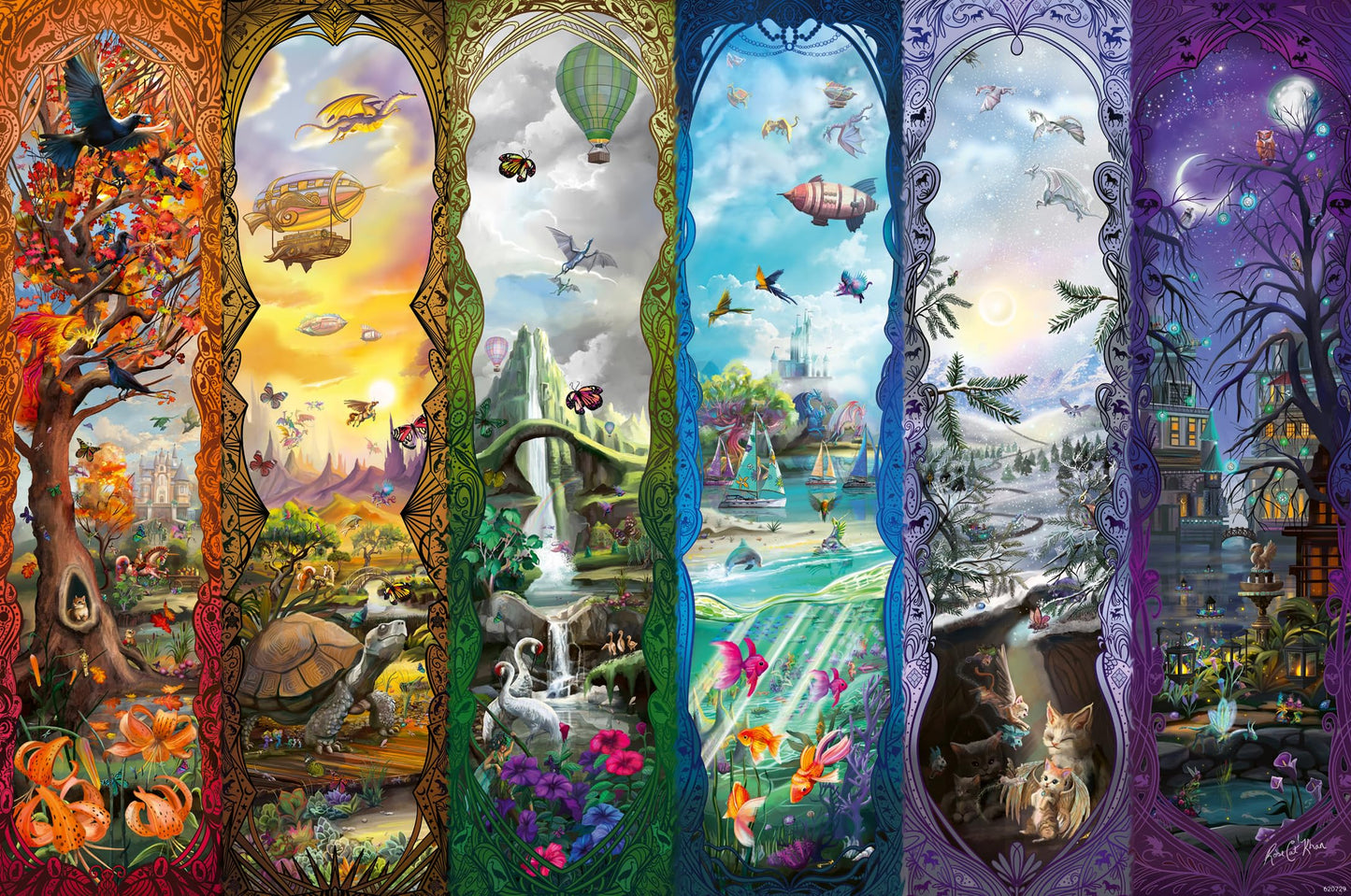 Ravensburger The Six Portals 7000-Piece Jigsaw Puzzle | Premium European-Made, FSC-Certified