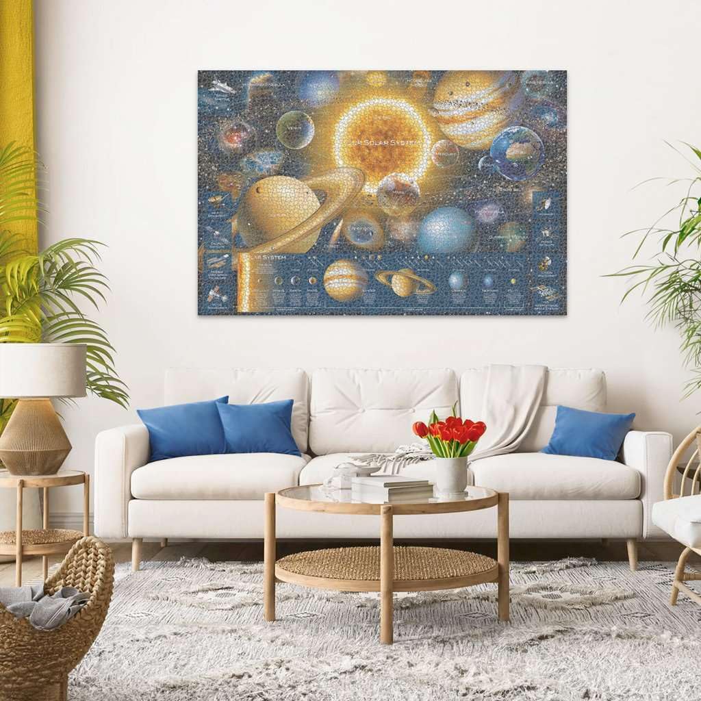 Ravensburger Space Odyssey 5000-Piece Jigsaw Puzzle | Premium Frameable Solar System Artwork