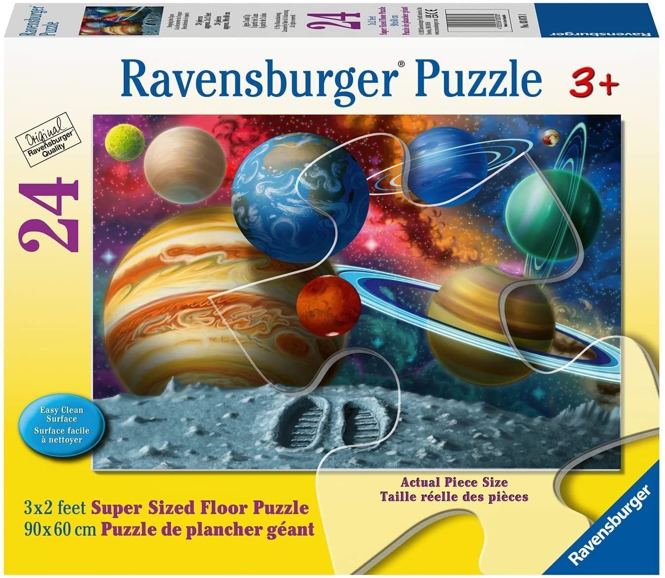 Ravensburger Stepping Into Space – 24-Piece Floor Puzzle for Kids | FSC Certified