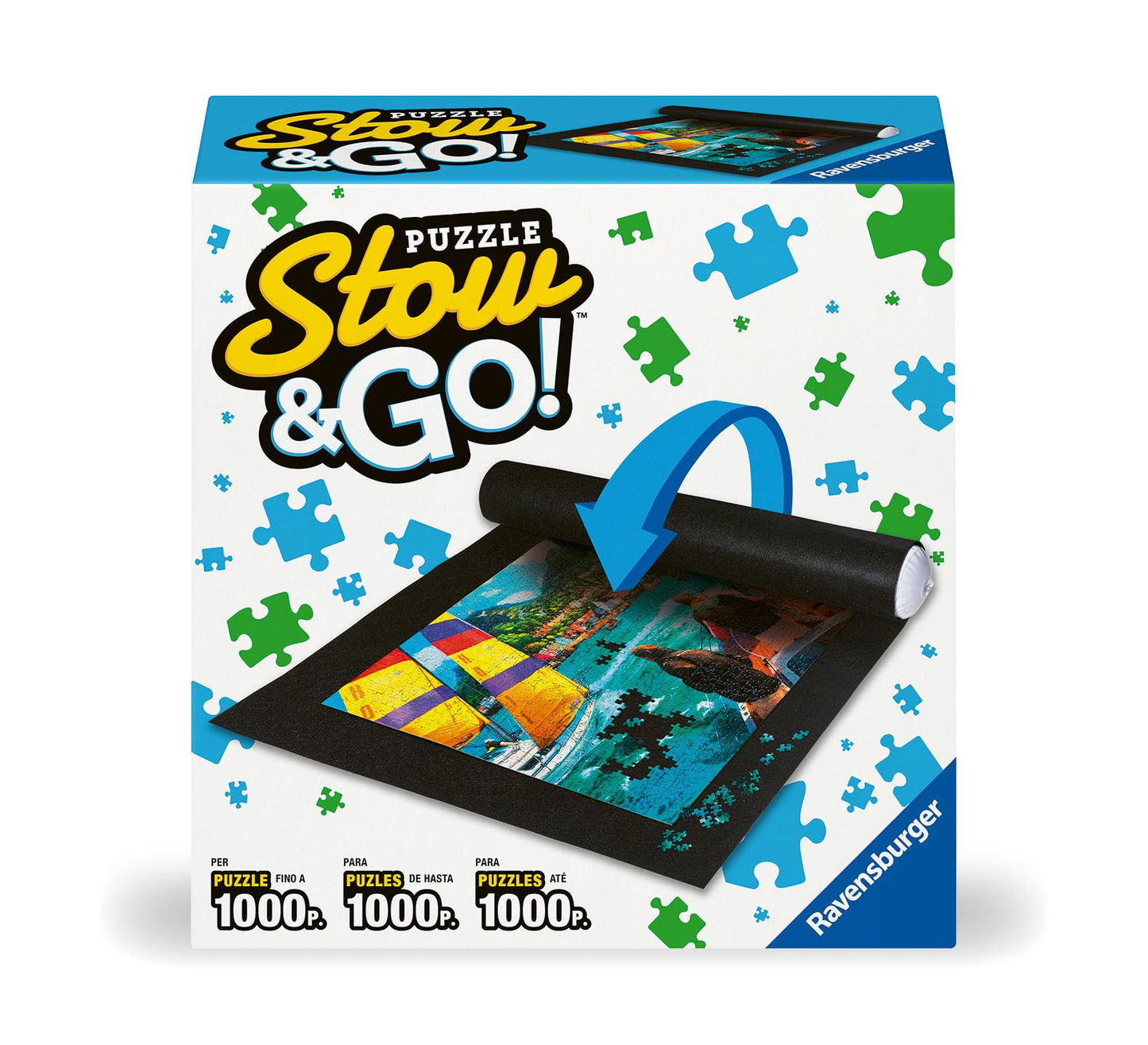 Ravensburger Stow & Go 1000 PC Puzzle Storage System – Portable Puzzle Mat