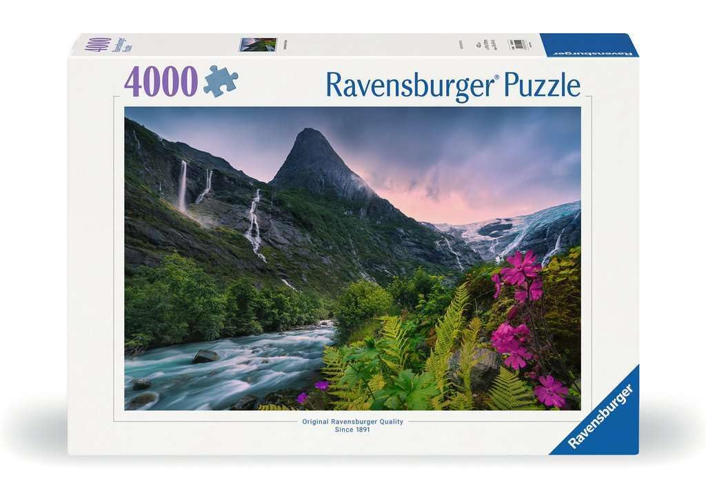 Ravensburger Stunning Mountain Vibes 4000-Piece Jigsaw Puzzle | Frameable, Premium Quality for Adults