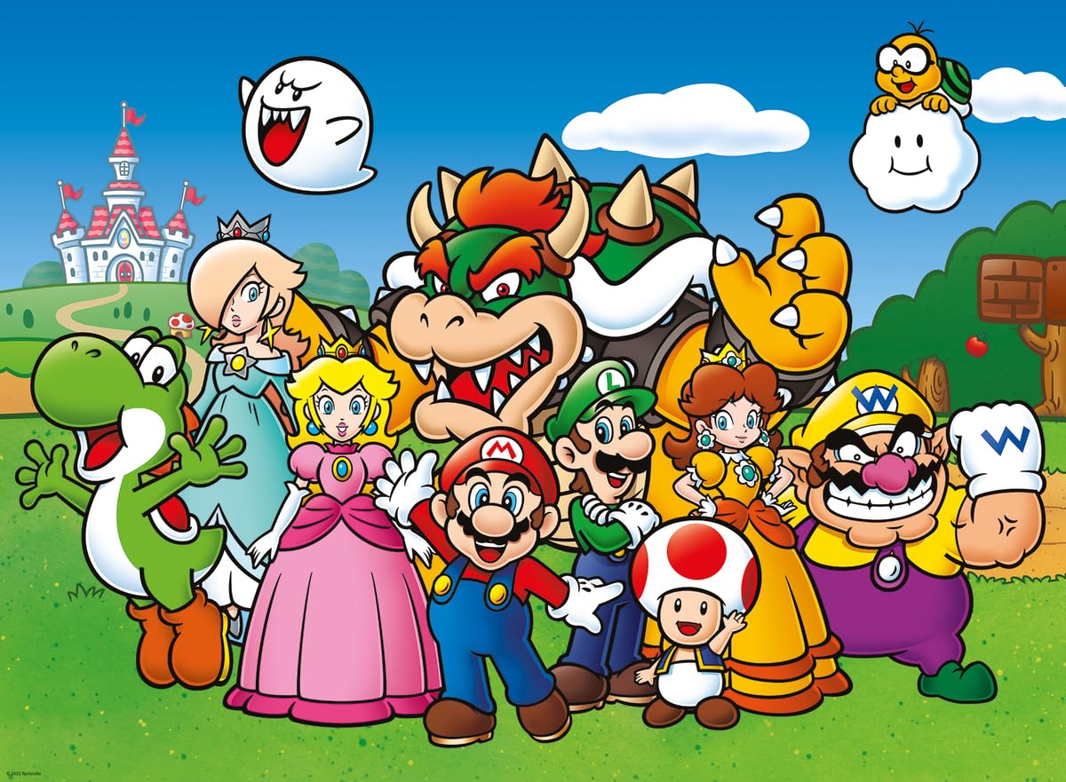 Ravensburger Super Mario 100-Piece XXL Puzzle for Kids 6+ | Large Pieces