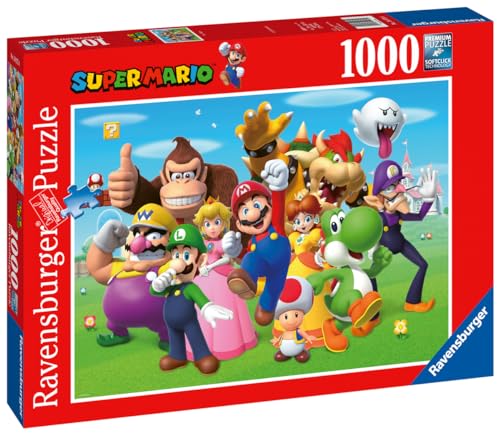 Ravensburger Super Mario Bros 1000-Piece Puzzle – 70 x 50 cm, Ages 12+, Green