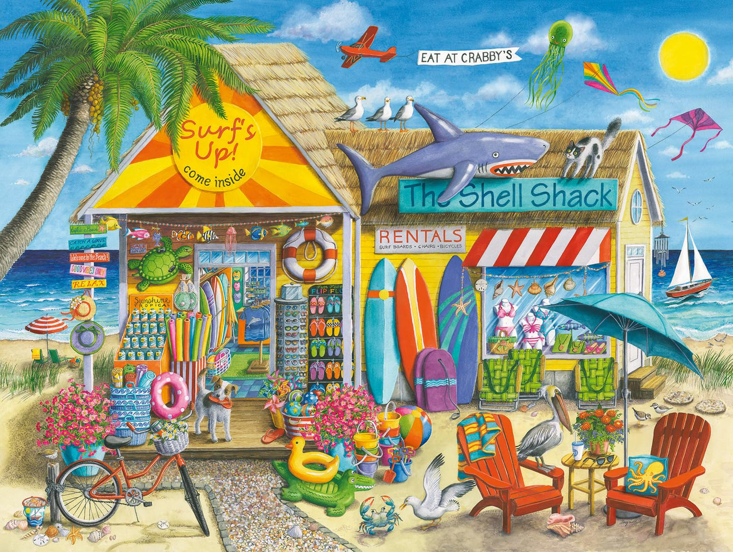 Ravensburger Surf's Up 1500-Piece Puzzle | Premium Quality & FSC-Certified