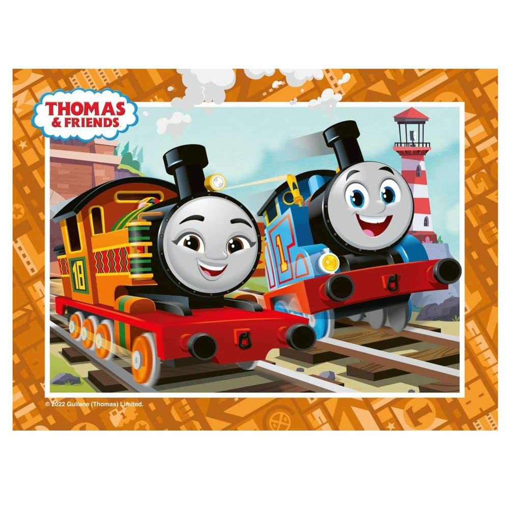 Ravensburger Thomas & Friends Jigsaw Puzzles for Kids 3+ | 4-in-a-Box (12, 16, 20, 24 Pieces)