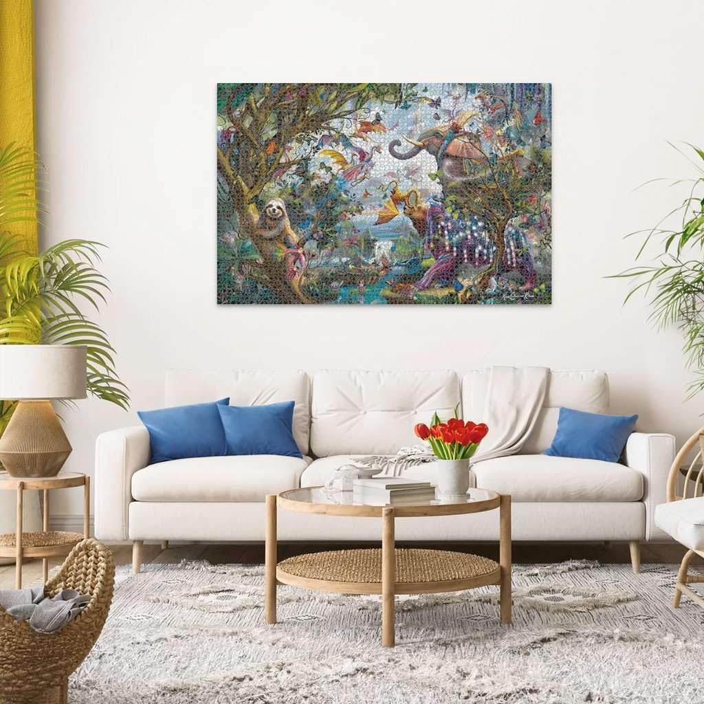 Ravensburger Tropical Dragons 4000-Piece Jigsaw Puzzle – Premium Quality, Frameable Artwork for Adults