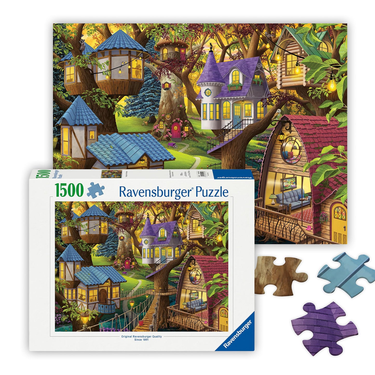 Ravensburger Twilight in The Treetops | 1500-Piece Puzzle - Premium Quality
