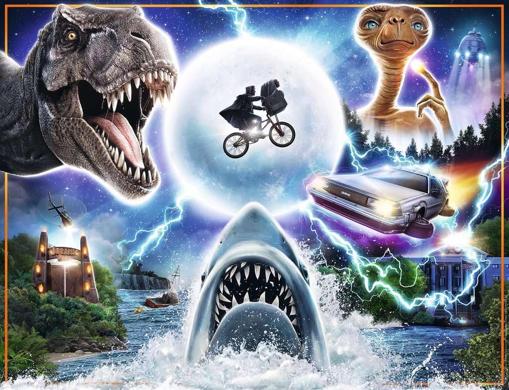 Ravensburger Universal Amblin Entertainment 2000-Piece Jigsaw Puzzle – Bold Colors & Movie Classics