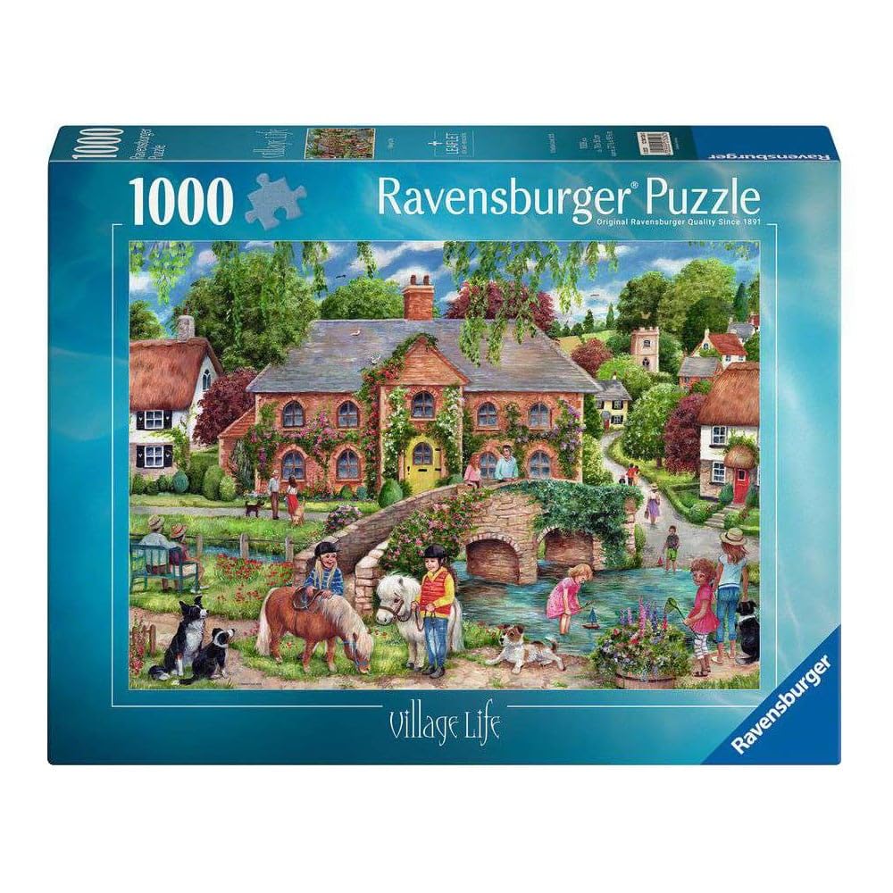 Ravensburger Village Life 1000-Piece Jigsaw Puzzle for Adults and Children 12+