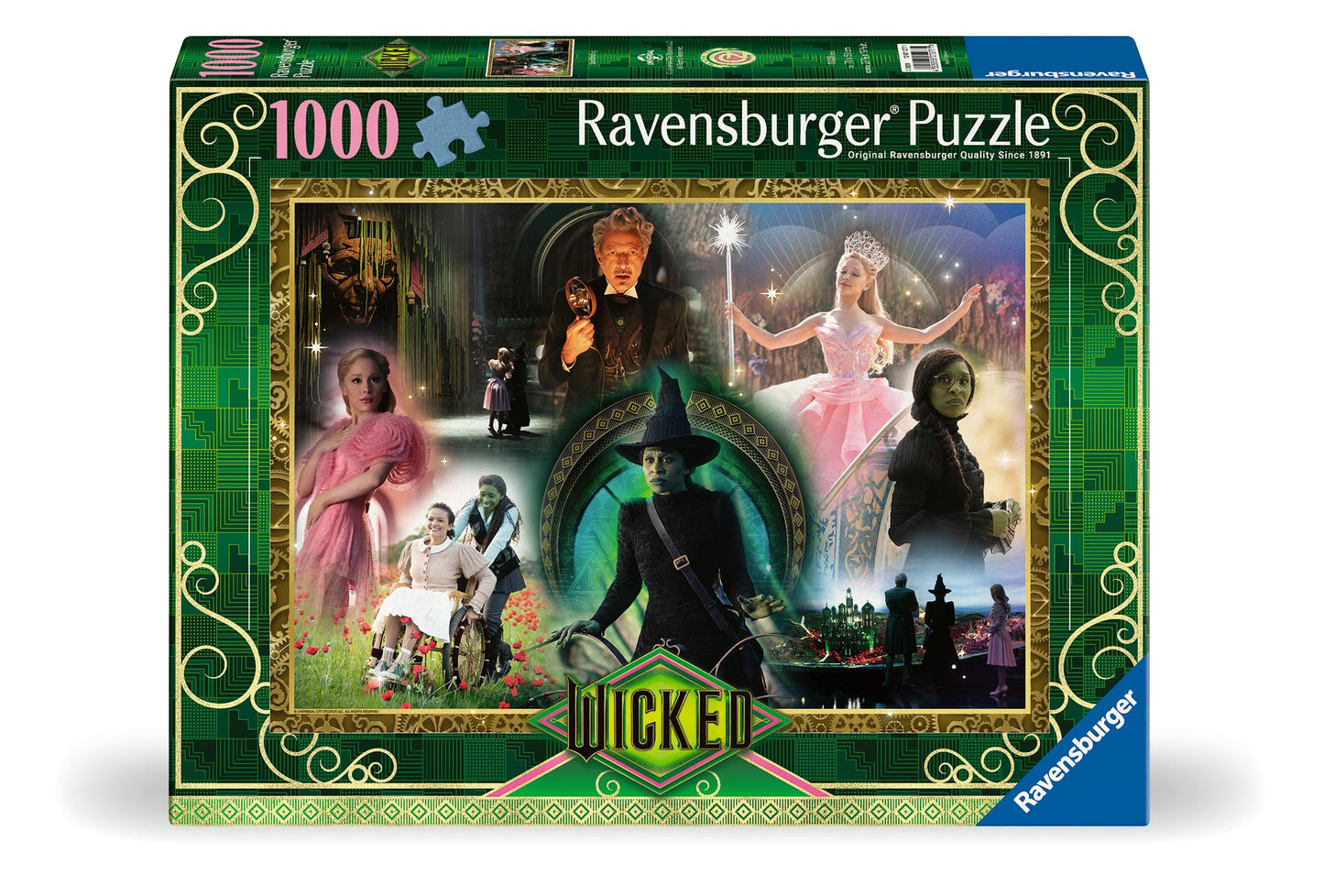 Ravensburger Wicked: Act I 1000-Piece Puzzle | Bold, Frameable Premium Quality for Adults