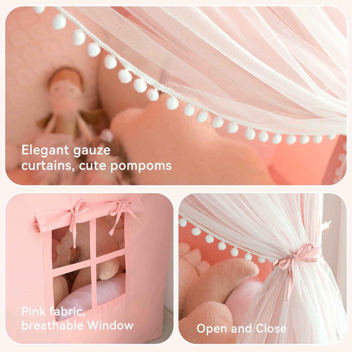 Razee Kids Tent with Matrix – Princess Indoor Playhouse for Girls
