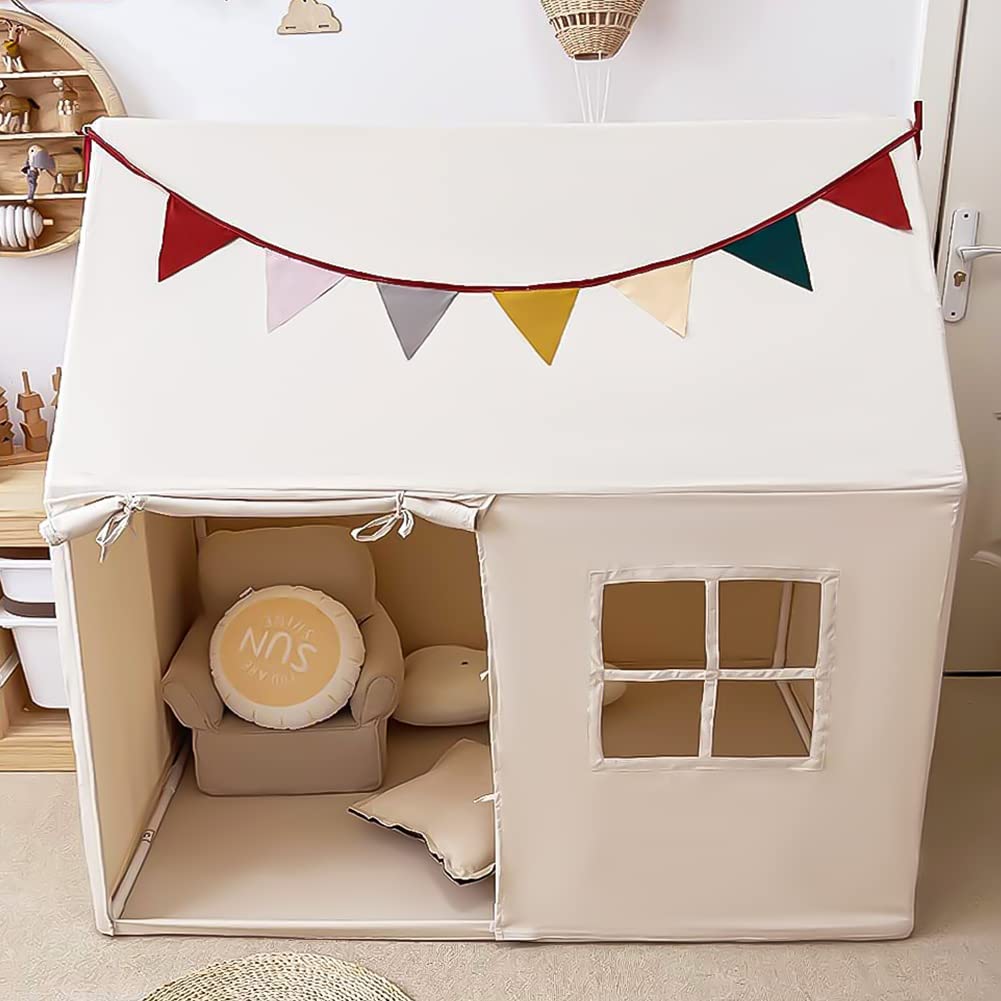 Razee Kids Indoor Play Tent – Large Playhouse with Pennant Banners