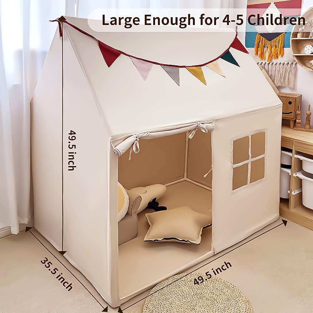 Razee Kids Indoor Play Tent – Large Playhouse with Pennant Banners
