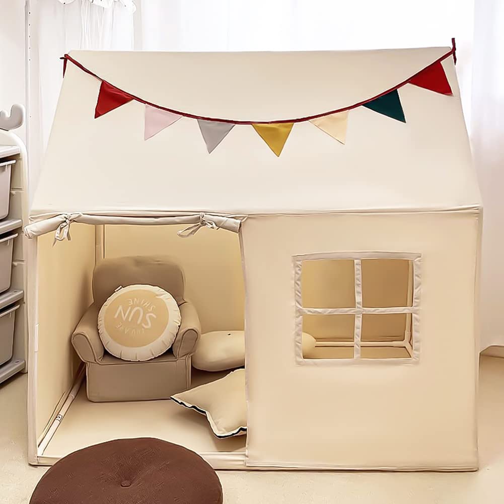 Razee Kids Indoor Play Tent – Large Playhouse with Pennant Banners