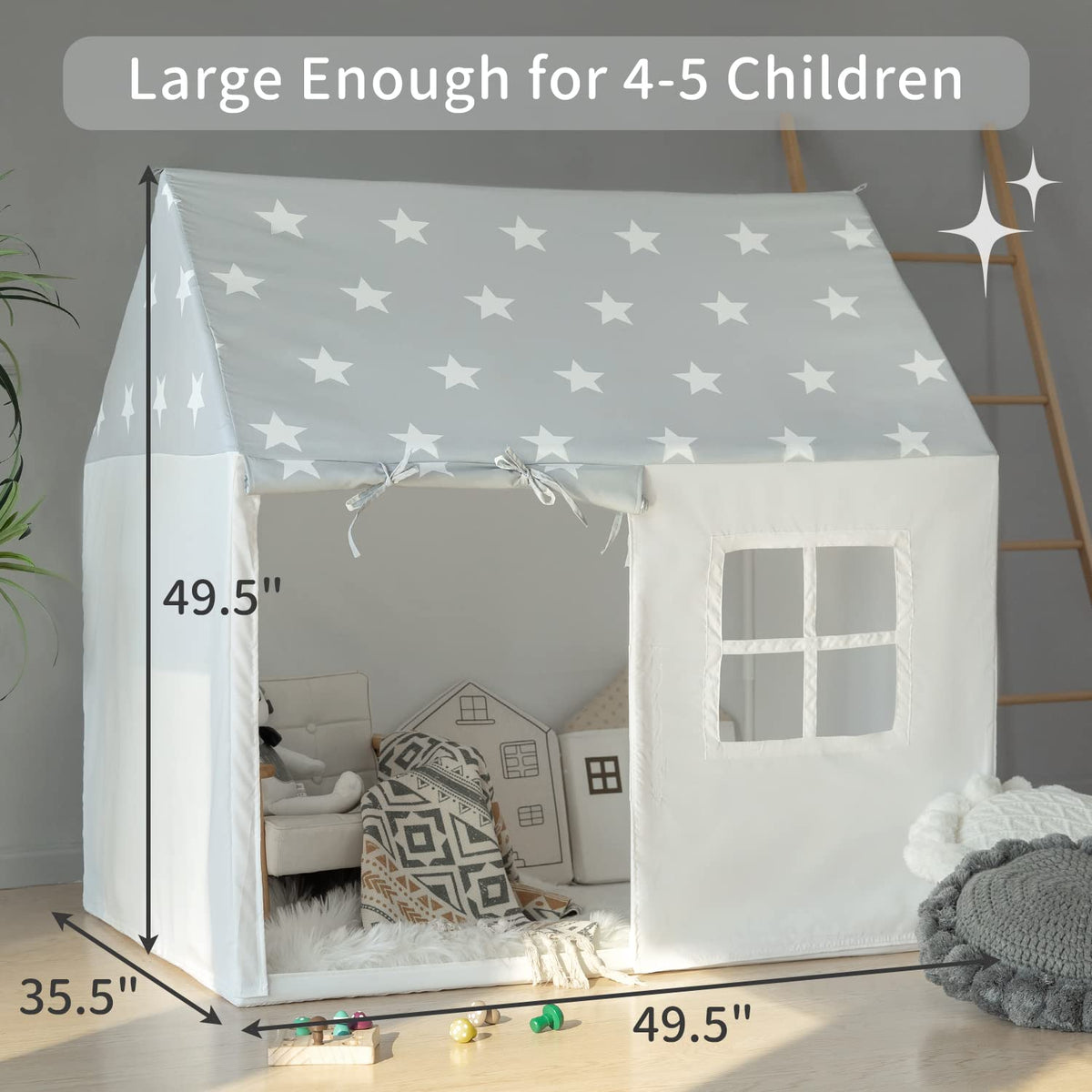 Razee Play Tent for Kids – Large Indoor Playhouse for Toddler & Friends