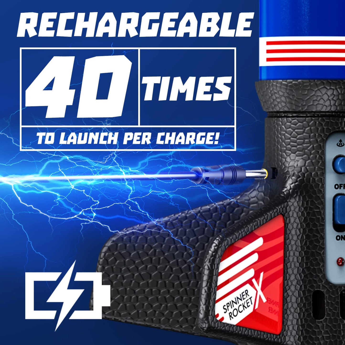 Rceico Rocket Launcher: 200 ft Altitude, Night Lights, 3S Delay | Outdoor Toy for 8–13