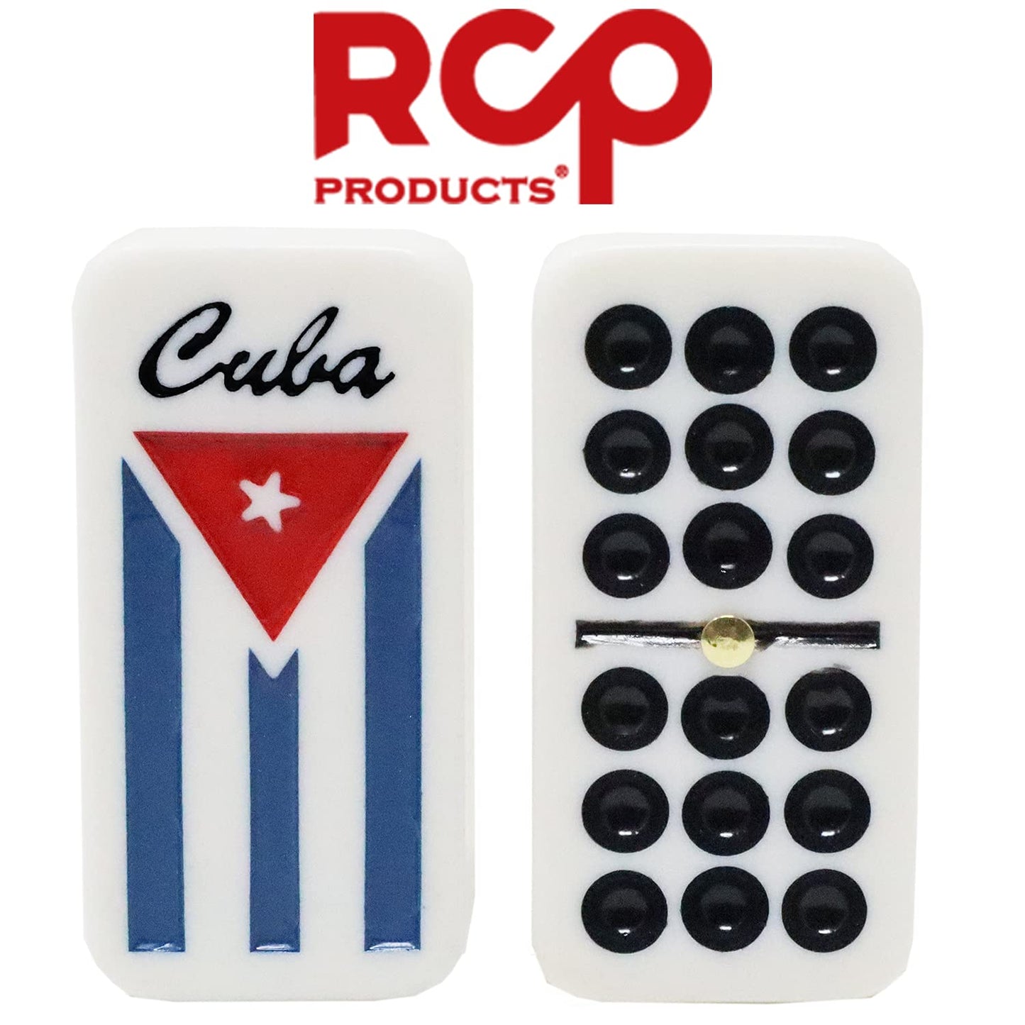 RCP PRODUCTS Dominos Set for Adults – Double Nine Dominoes (55 Tiles) with Metal Spinner | Travel & Home Board Game
