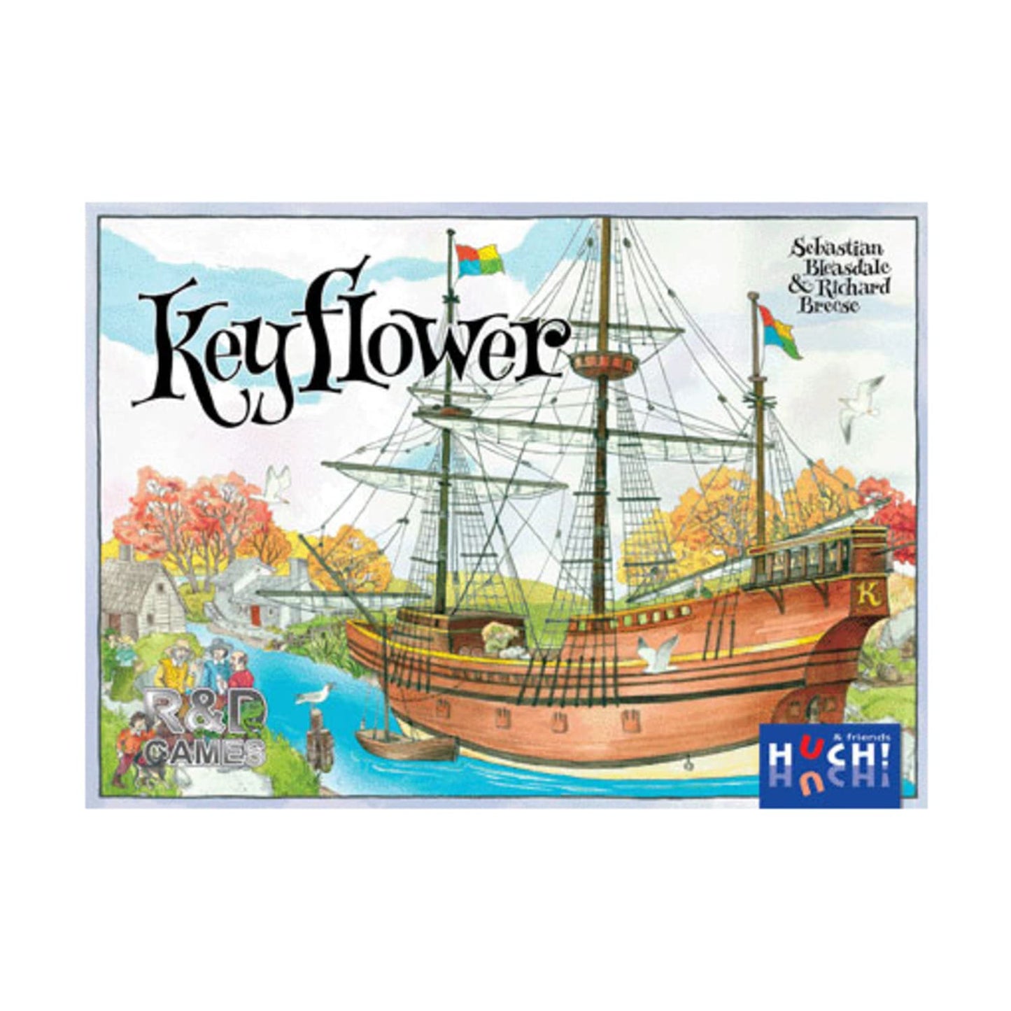 Keyflower by R&D Games – Strategy Tile-Bidding Game for 2-6 Players (Ages 13+)