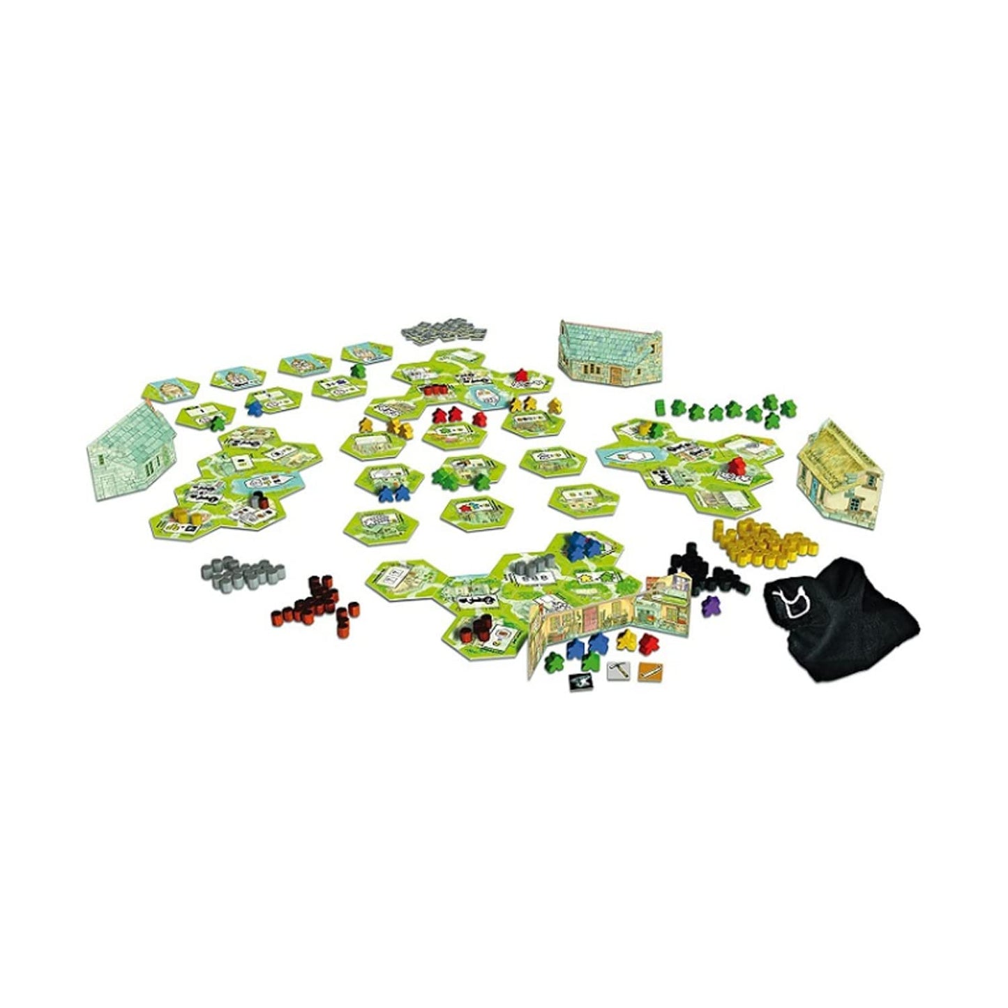 Keyflower by R&D Games – Strategy Tile-Bidding Game for 2-6 Players (Ages 13+)